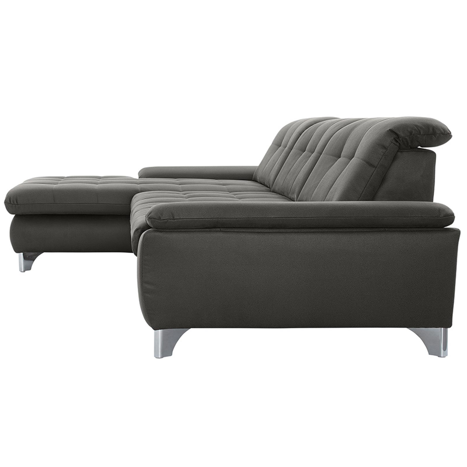 polsterpower Ecksofa - Holiday steel - Basismodell - Recamiere links