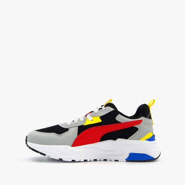 Puma Trinity Lite AC+ jongens sneakers grijs/wit