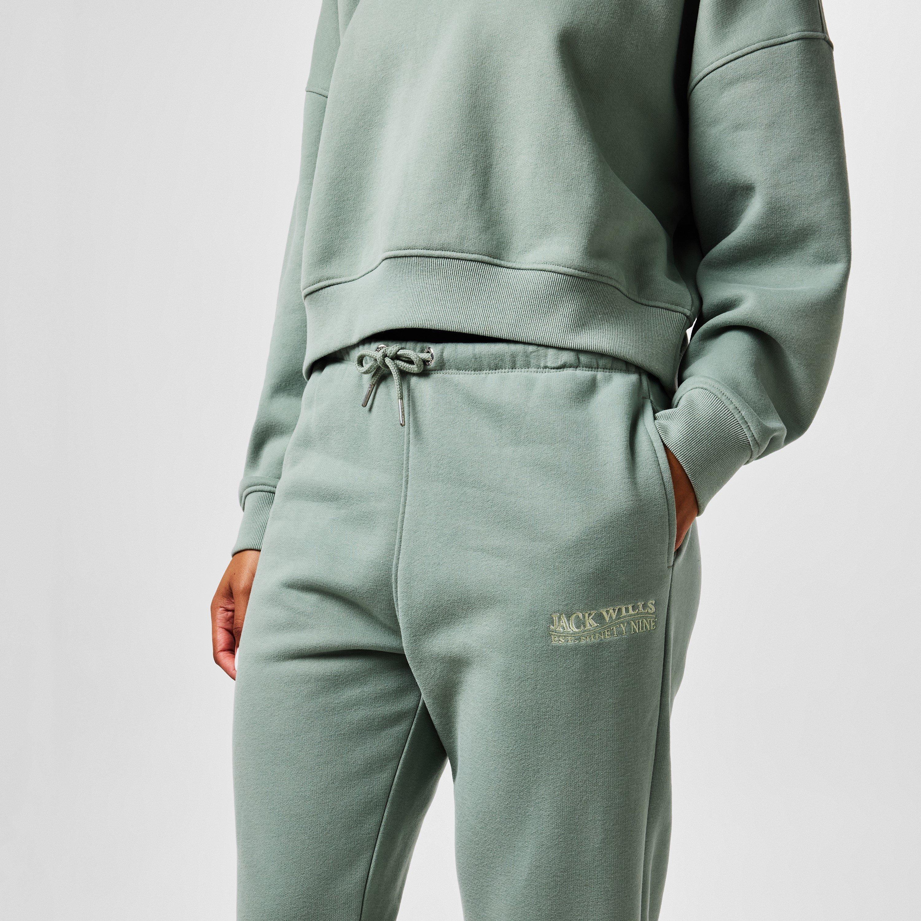 Jack Wills Loose Embellished Logo Jogging Bottoms