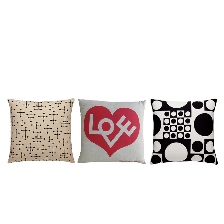 Vitra - Grafik Kissen Love 40 x 40 cm, red