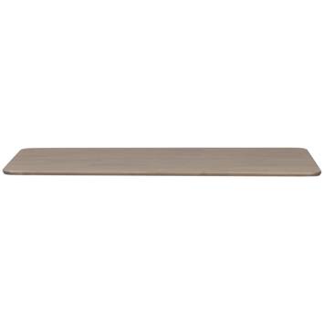 WOOOD tafelblad Tablo afgerond camel 24 mm 210x90 cm
