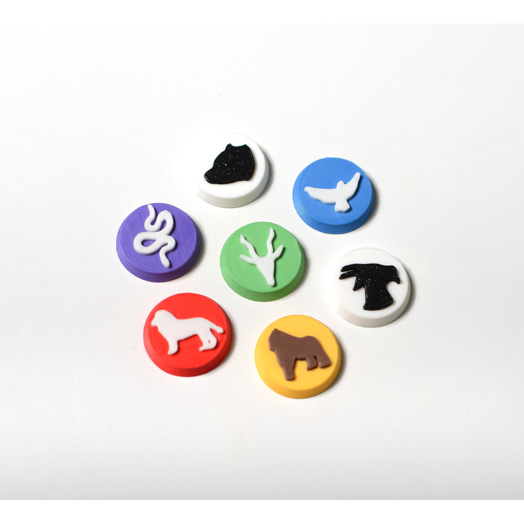 Ark Nova - Jetons d'animaux 70pcs