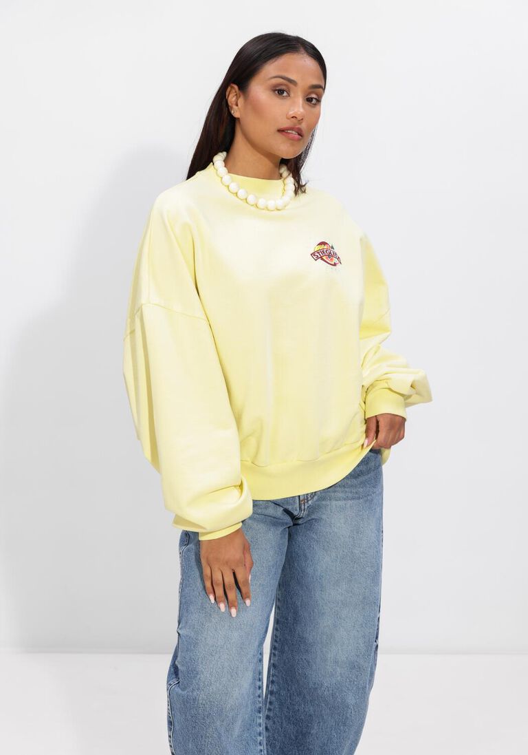 gele stieglitz truien/vesten cindy oversized sweater