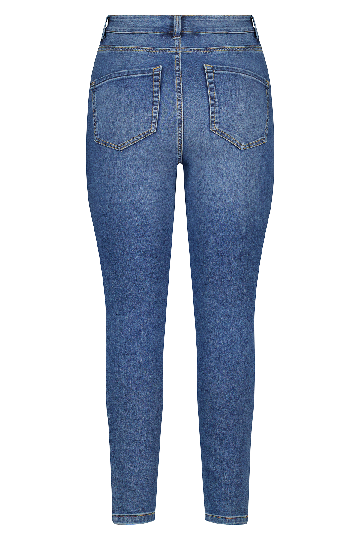 Skinny leg high waist jeans CHERRY Stonewash Denim