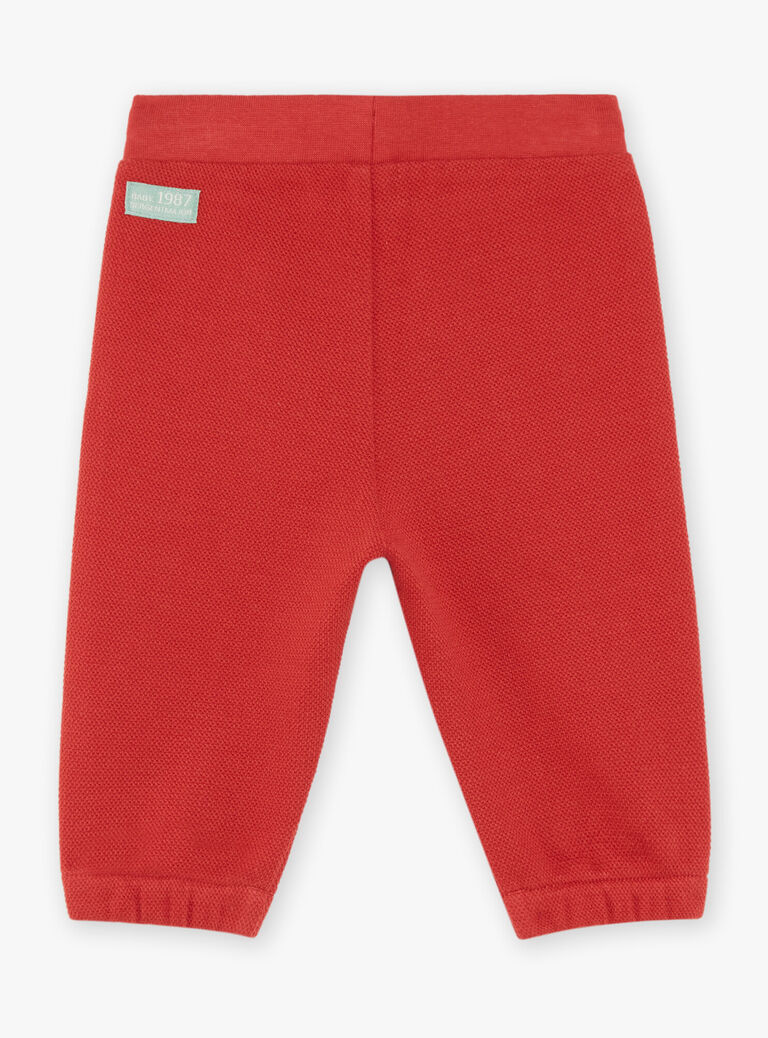 Jogging rouge brique