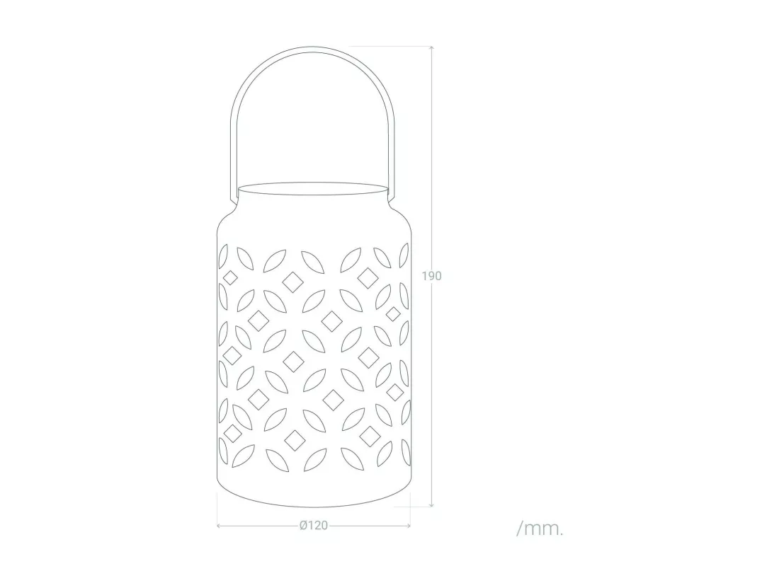 Lampe à Poser Portable Renoir avec Bougie LED Blanc