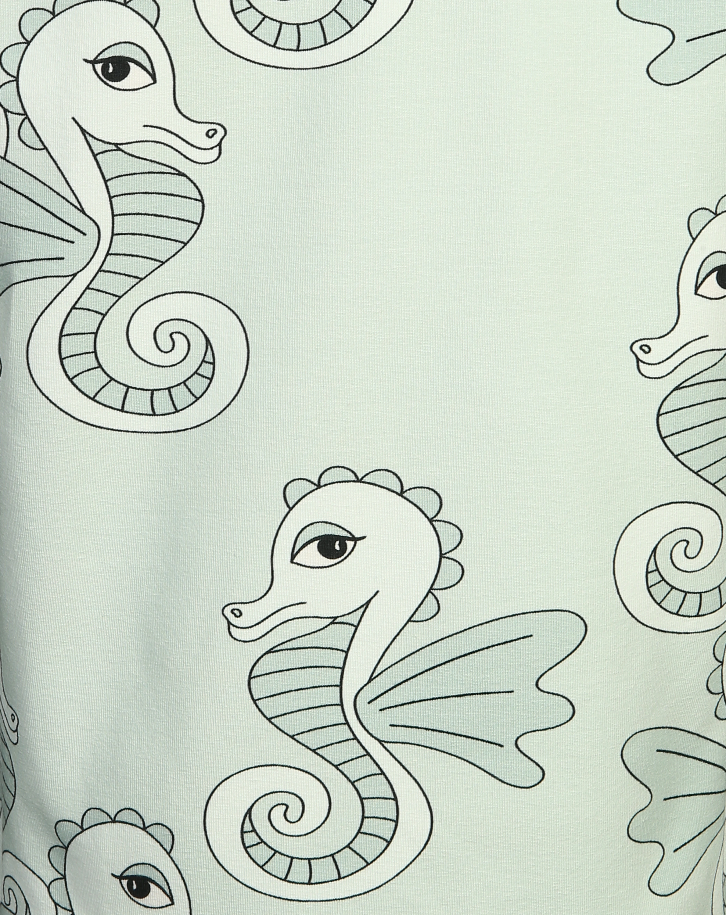T-Shirt SEAHORSE in mint