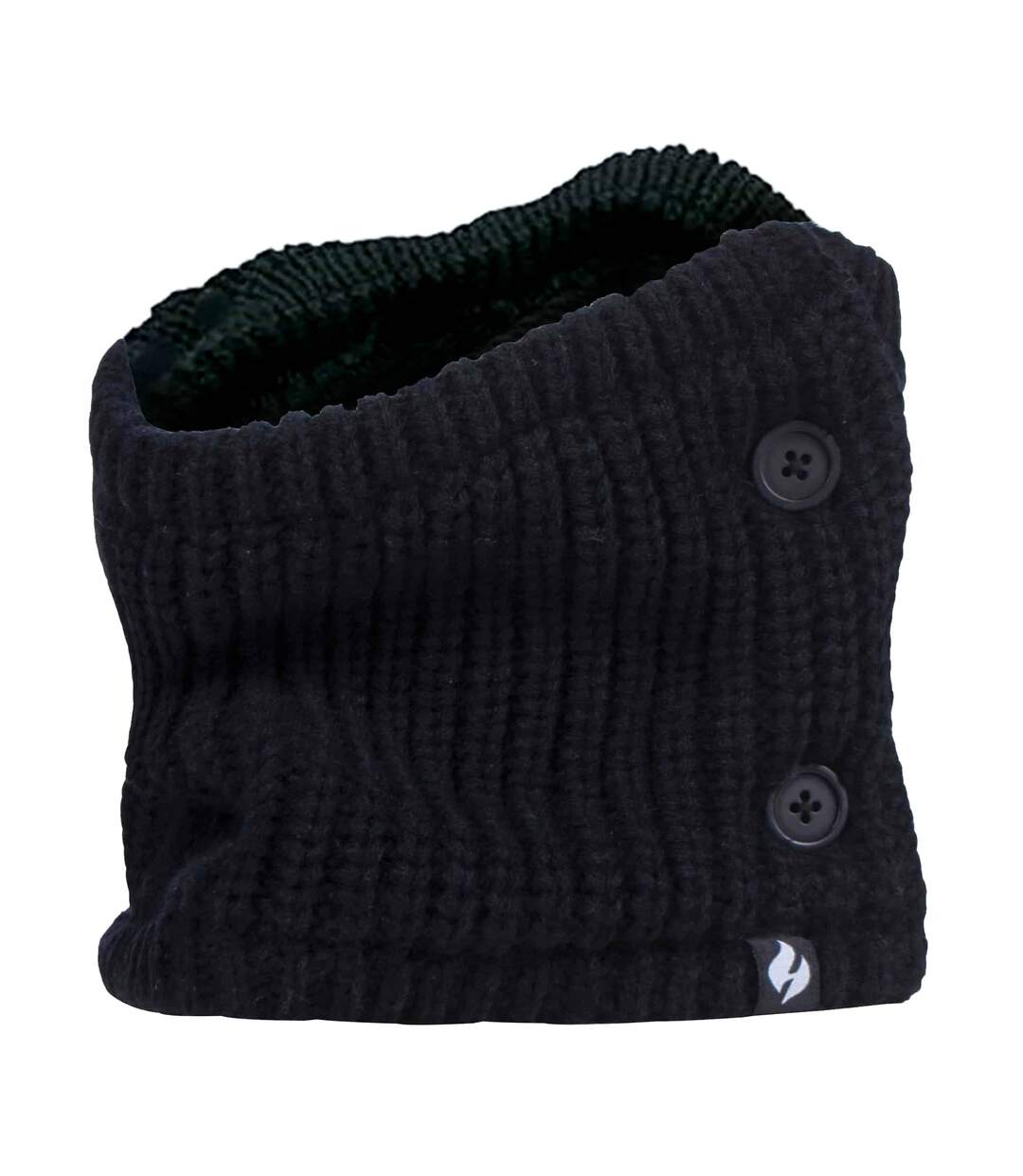 Cache Cou Snood Echarpe Femme Tricot avec Boutons