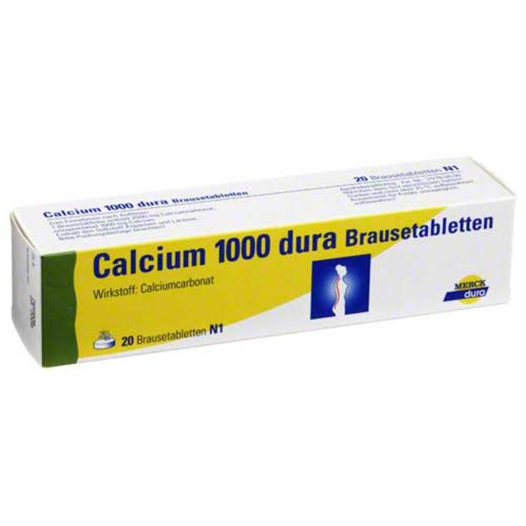 Calcium 1000 dura Brausetabletten, 20 St