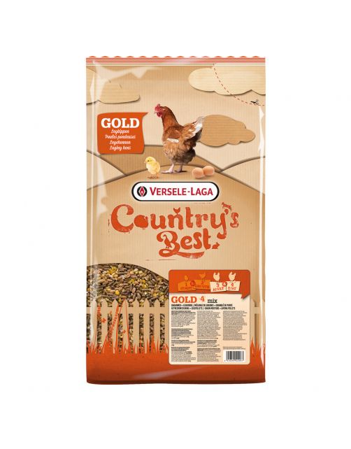 Versele-Laga Country`s Best Gold 4 Mix Kip-Graan Met Legkorrel - Kippenvoer