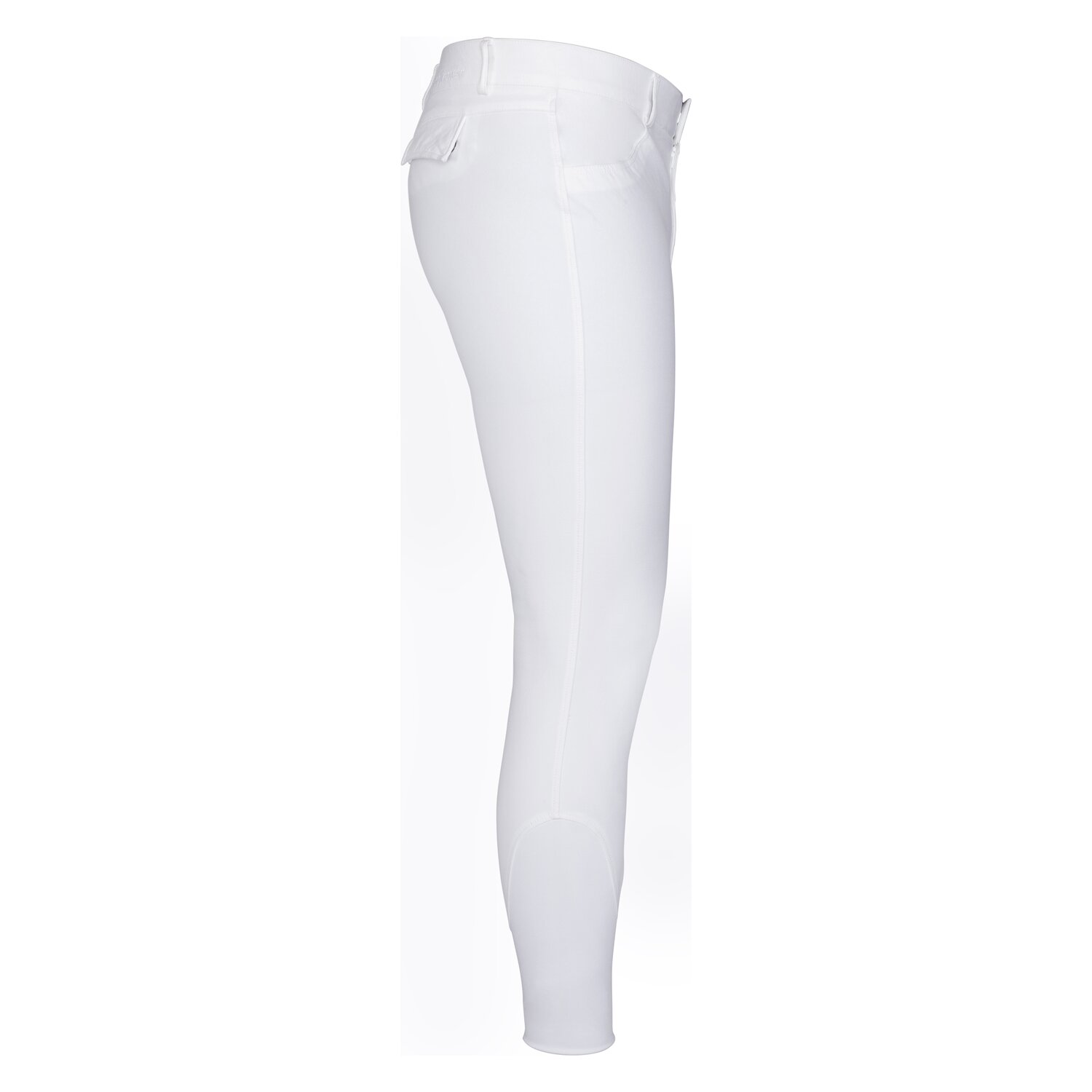 black forest Kniebesatzreithose - white