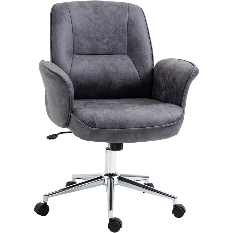 HOMCOM Bürostuhl ergonomisch dunkelgrau