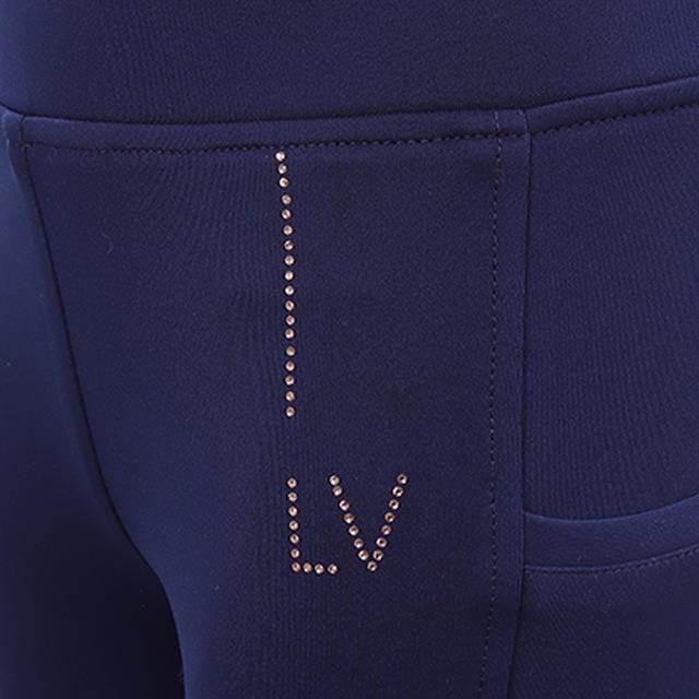 Paardrijlegging La Valencio LVWella Full Grip Kids Donkerblauw