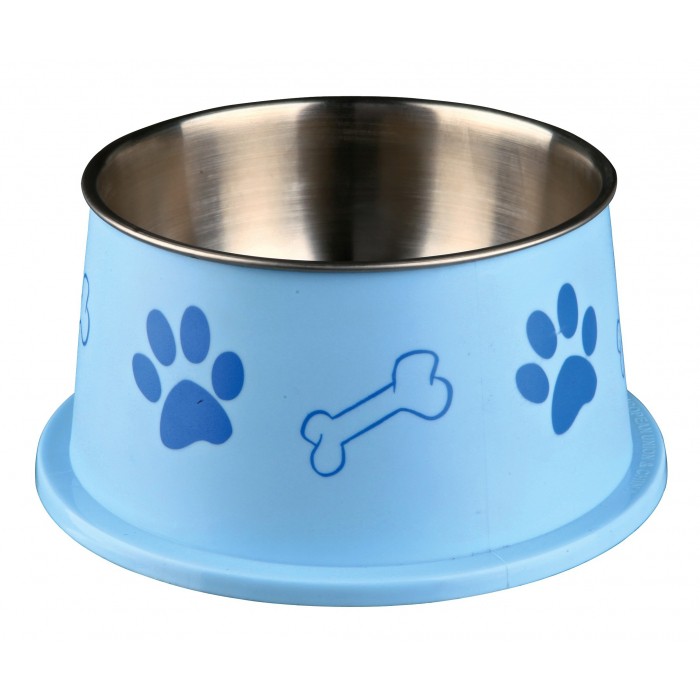 Gamelle inox Pattes pour chien - Longues oreilles