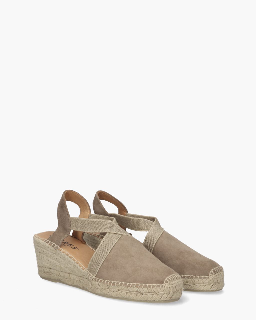 Cypres Tona Taupe Damessandalen