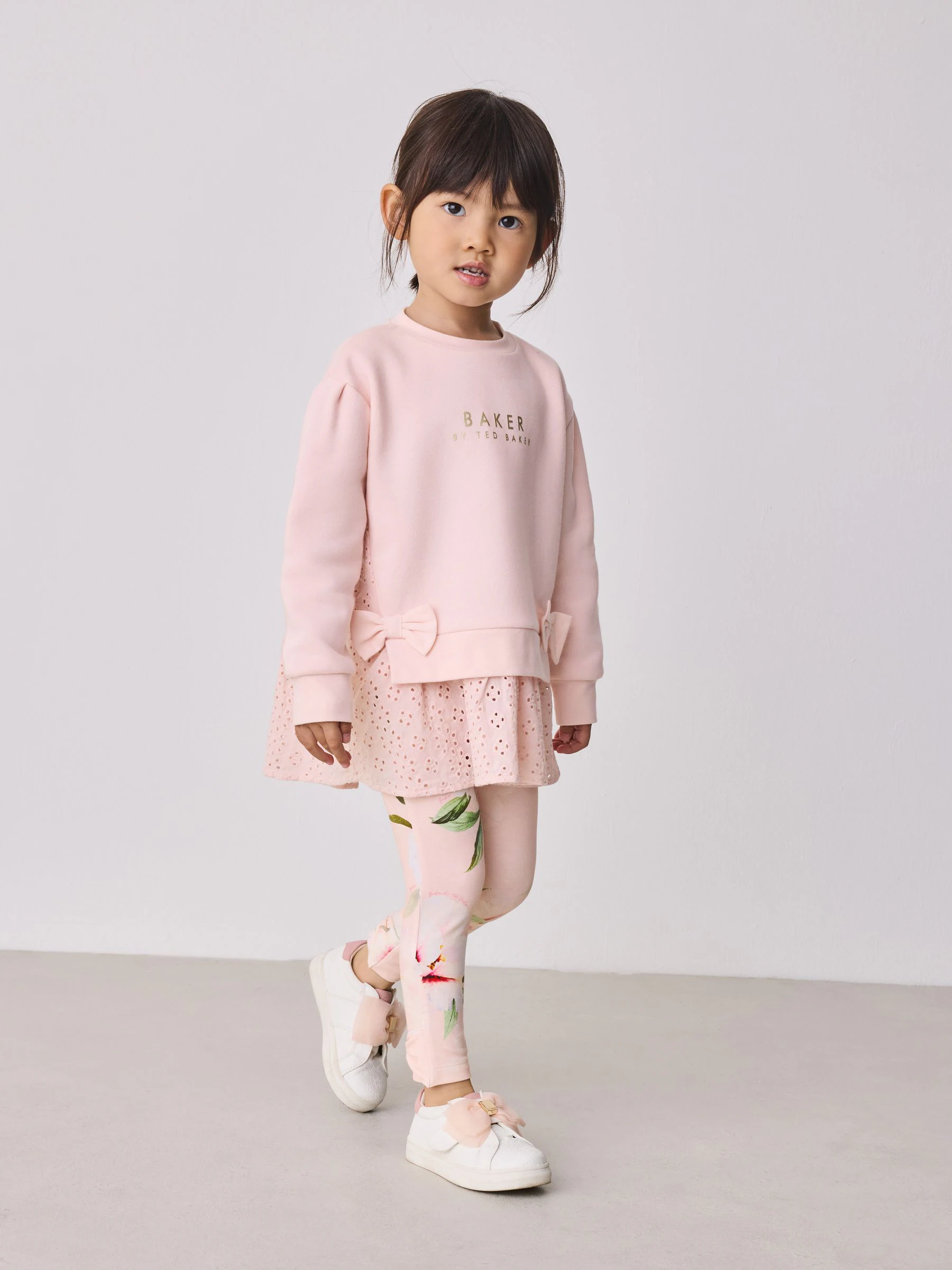Baker by Ted Baker 2 Piece Broderie Sweatshirts & Leggings Set