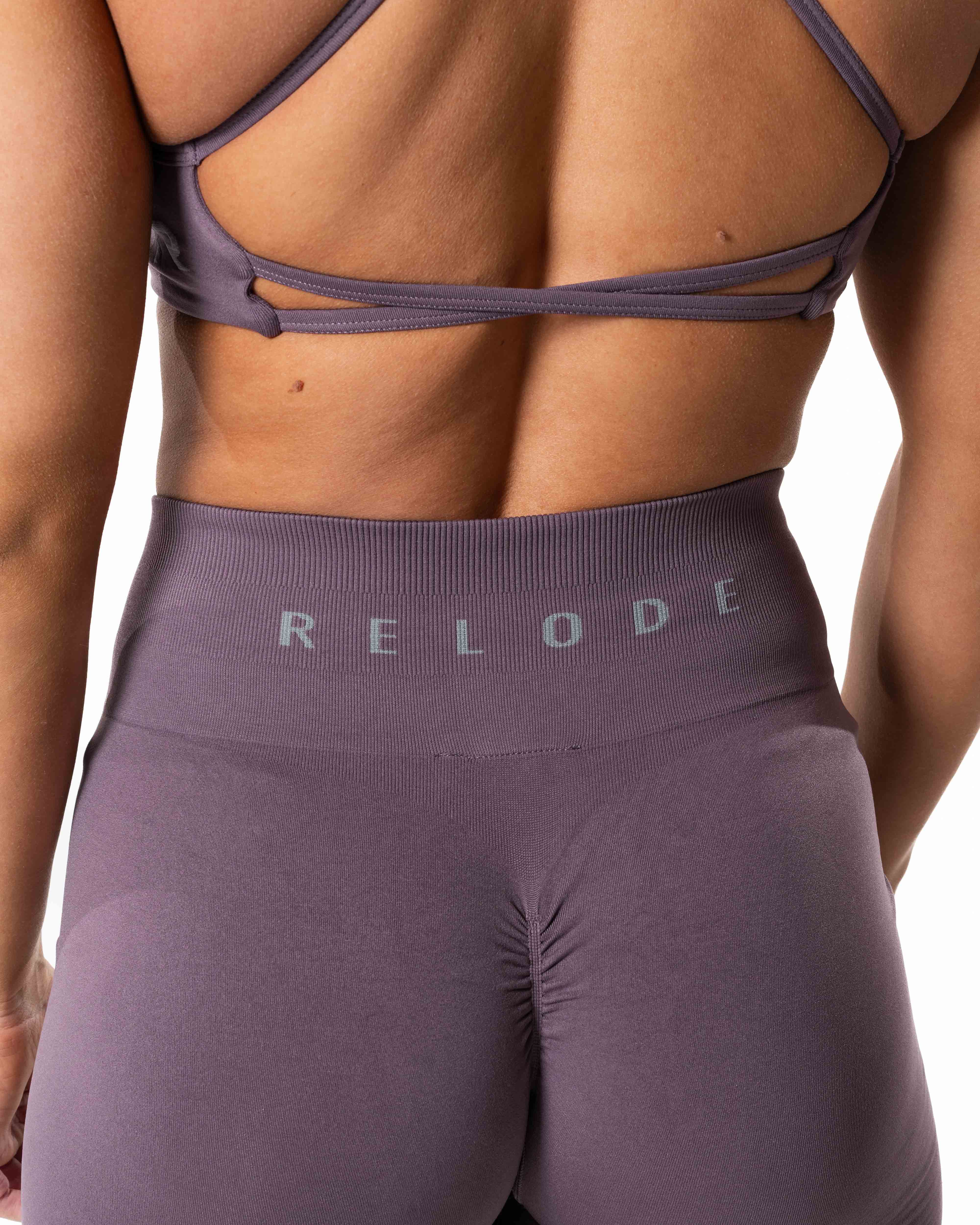 Relode Prime Scrunch Shorts Dusty Purple