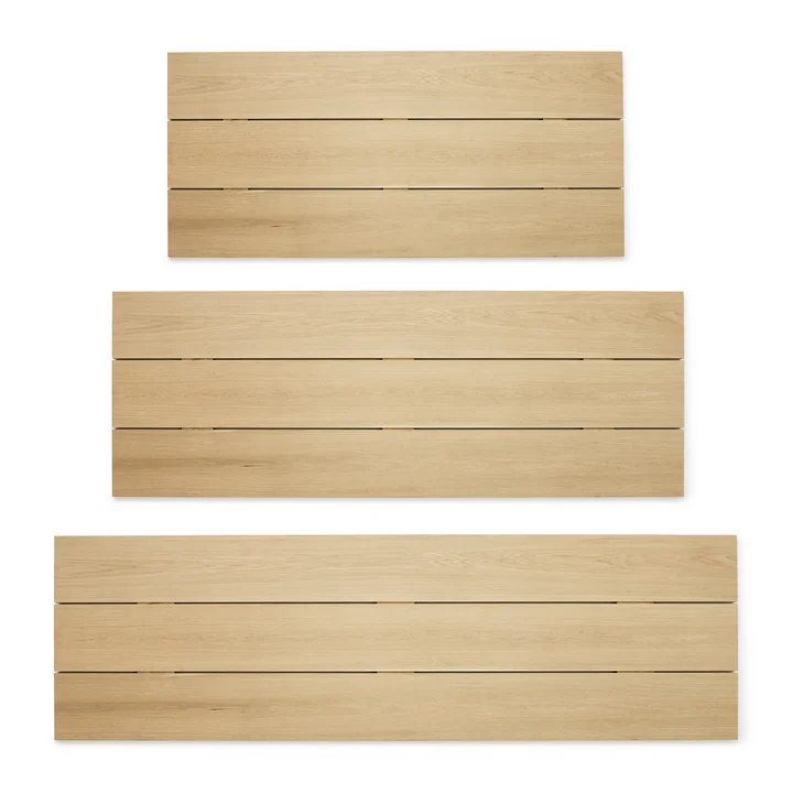Normann Copenhagen - Slice Table Wood 90 x 250 cm, eiche