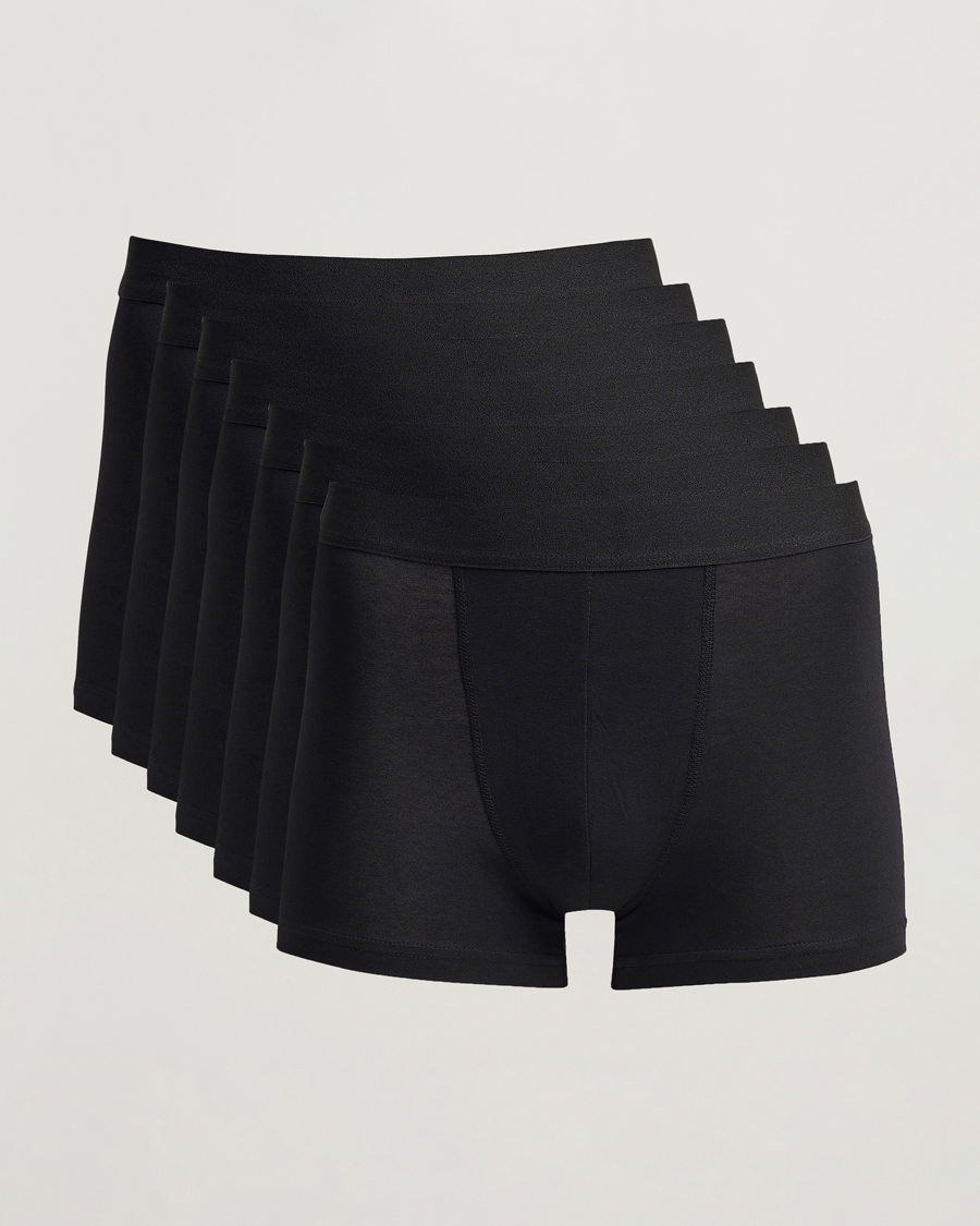 Bread & Boxers 7-Pack Boxer Brief Black
