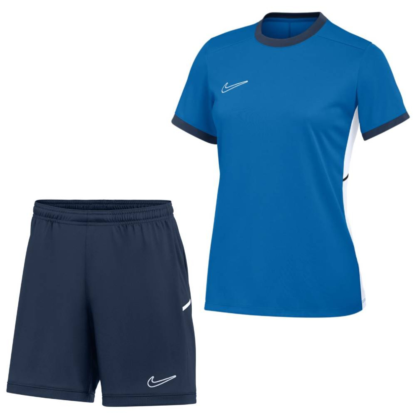 Nike Academy 25 Trainingsset Dames Blauw Donkerblauw Wit