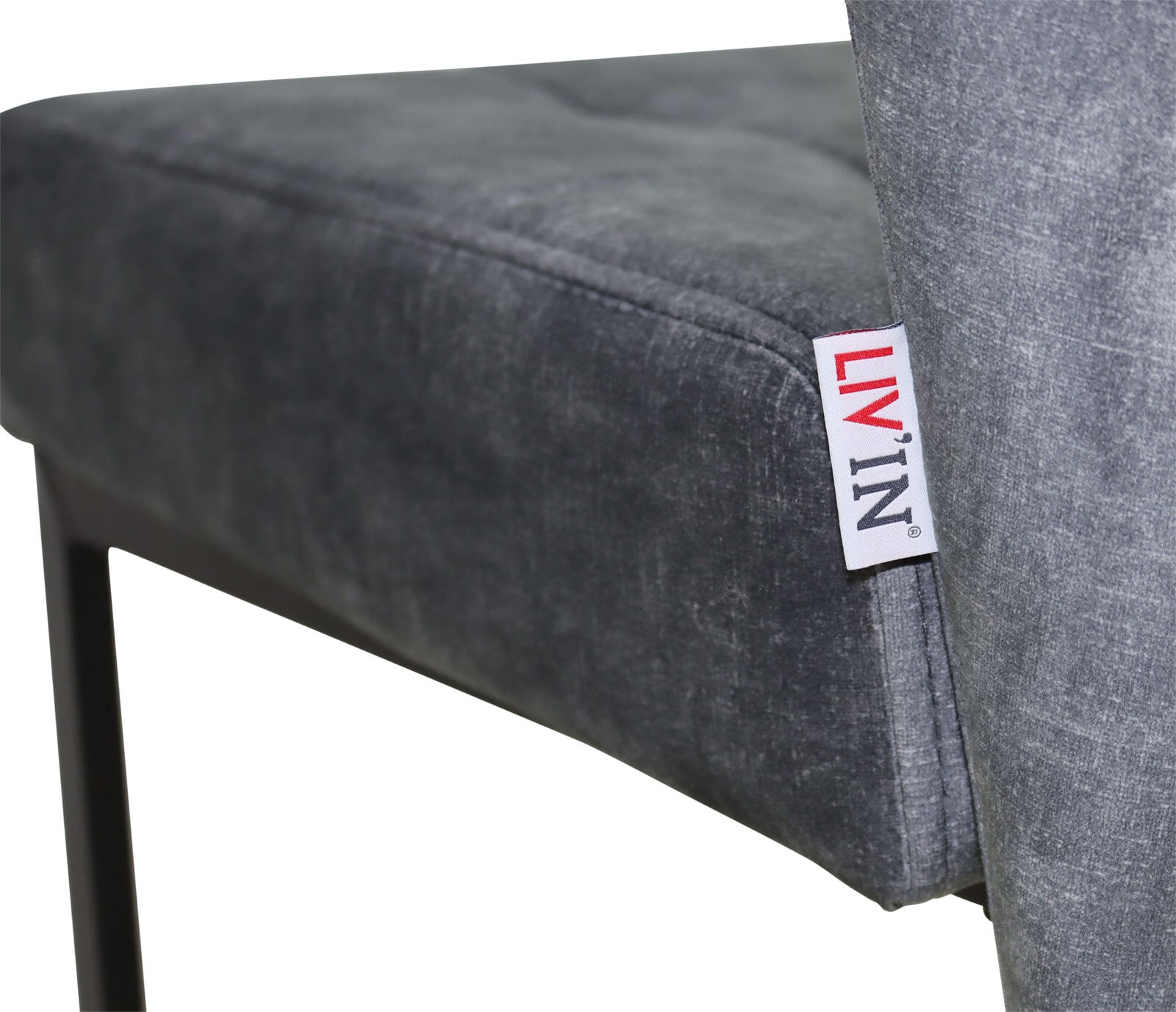 LIV'IN Polsterstuhl ANTONIO 4er Set grau