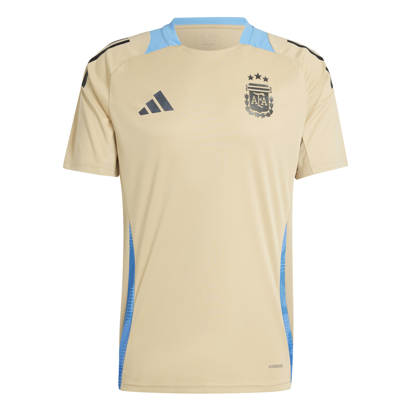 Adidas Argentinië Trainingsshirt 2024-2026 Beige Lichtblauw Donkergrijs
