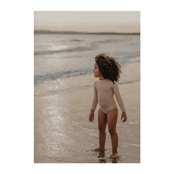 The Simple Folk Maillot 1 Pièce Manches Longues | Sable