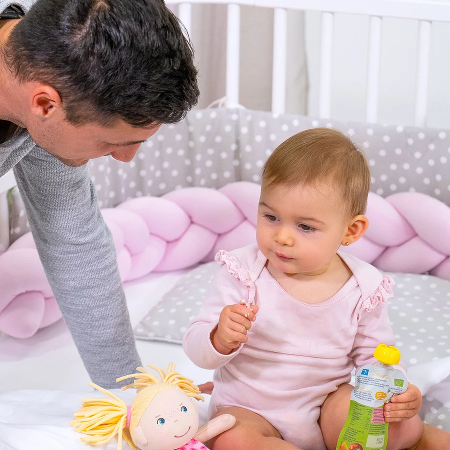 babybay® Nestchenschlange geflochten rosé  alle Modelle
