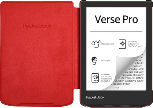 PocketBook Cover Shell Verse / Verse Pro / Verse Pro Color Rood