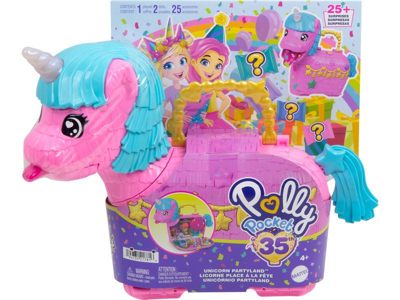 Polly Pocket Spielset 35th Special Unicorn Party Mini-Spielset