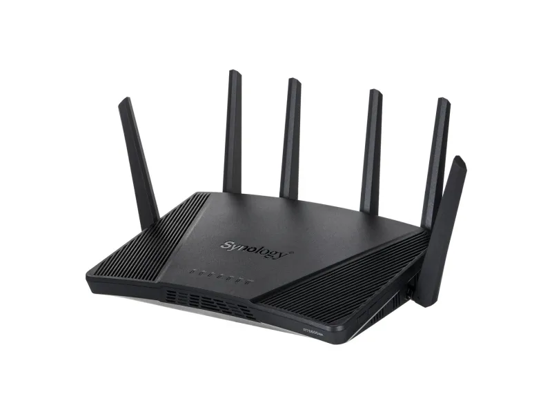 Synology RT6600AX - Trådløs router 4-port switch - 1GbE, 2.5GbE - WAN-porte: 2 - Wi-Fi 6 - Tri-Band