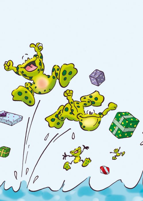 Doodles | Felicitatiekaart | kikker | cadeaus
