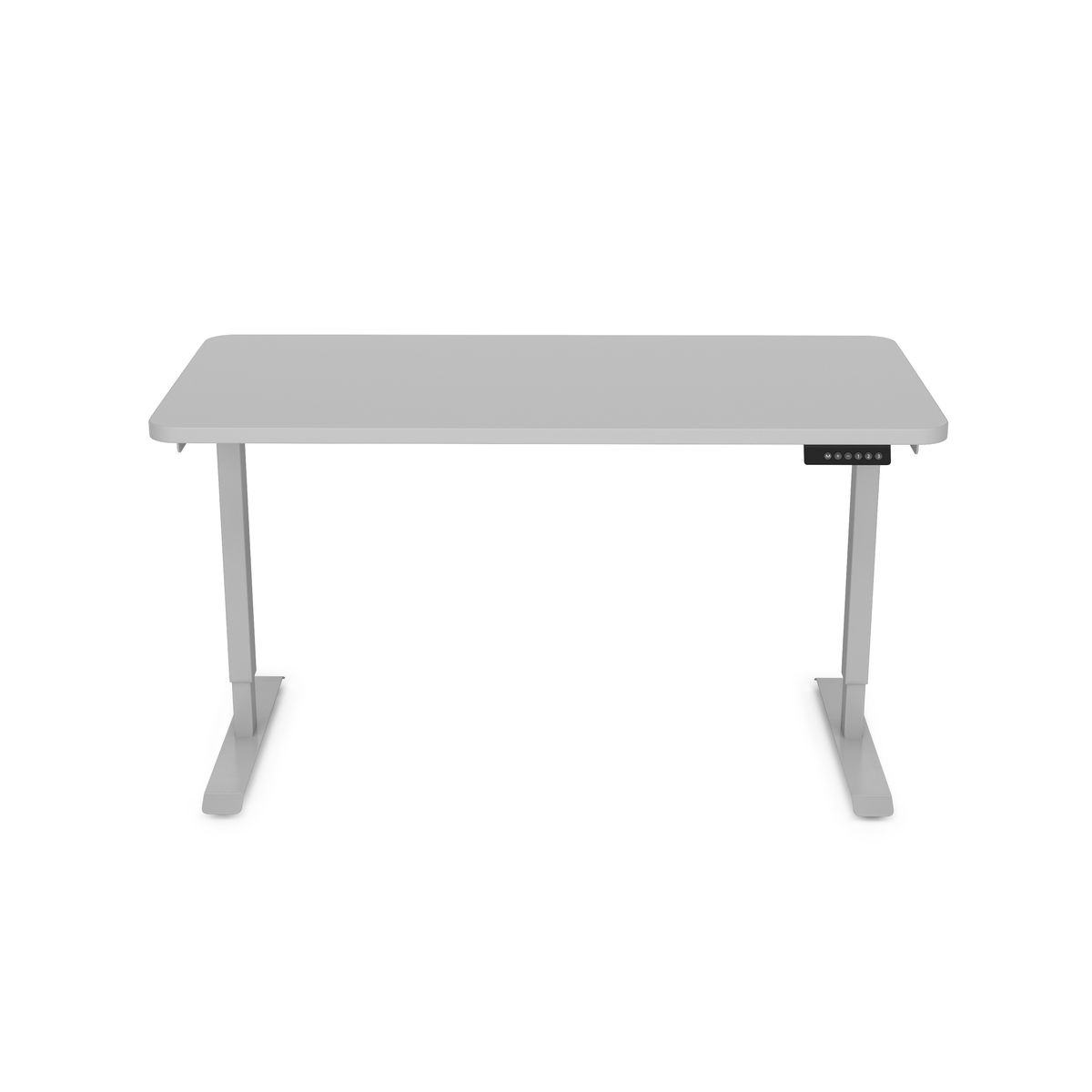 Stehpult elektrisch PREMIUM grau 120 x 60 cm