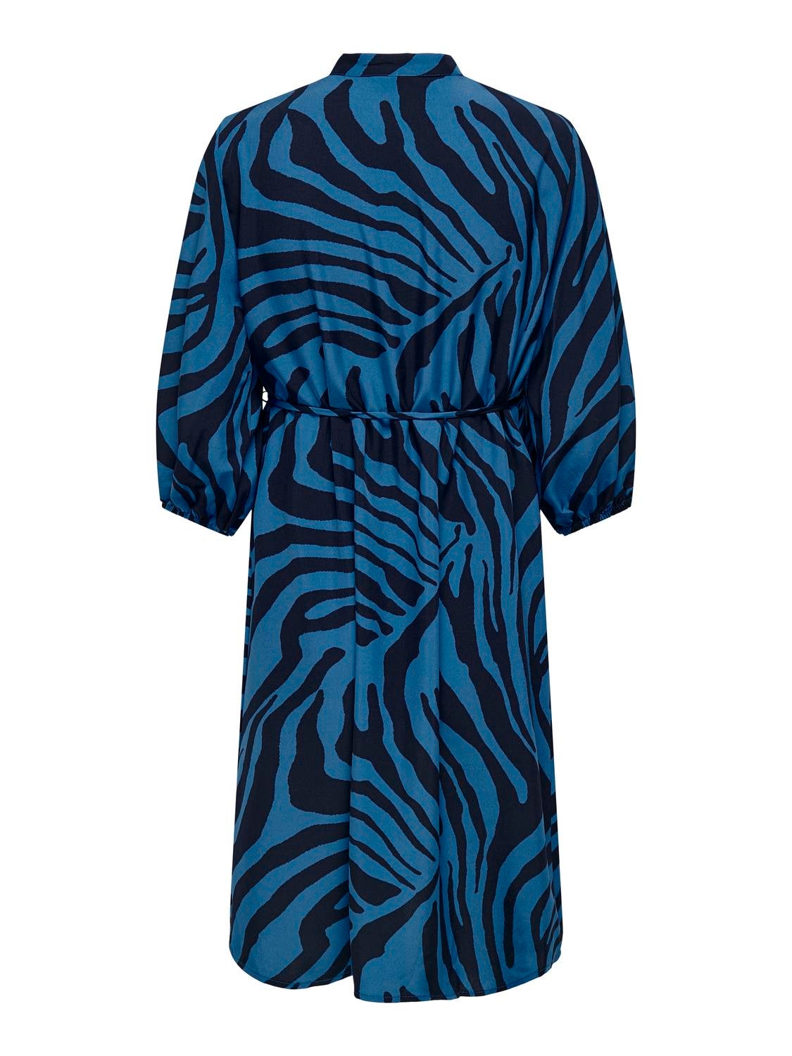 OLMKIMIKA Kurzes Kleid Déja Vu Blue