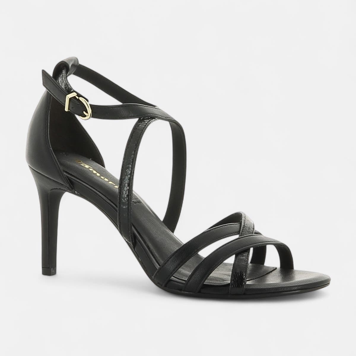 Nu-pieds à talon Femme noir