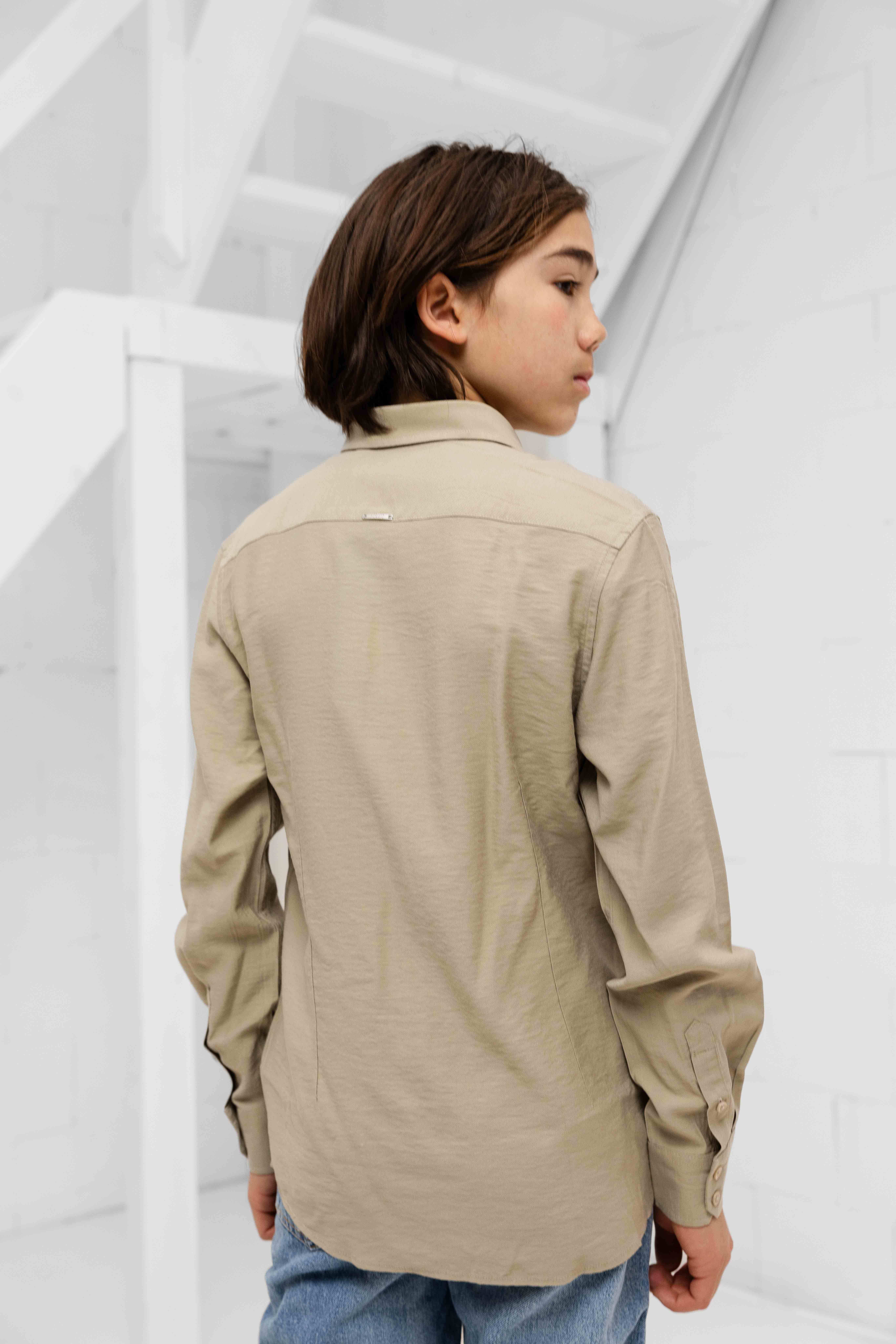 Antony Morato Ho CHi Minh Overhemd Kids Sand