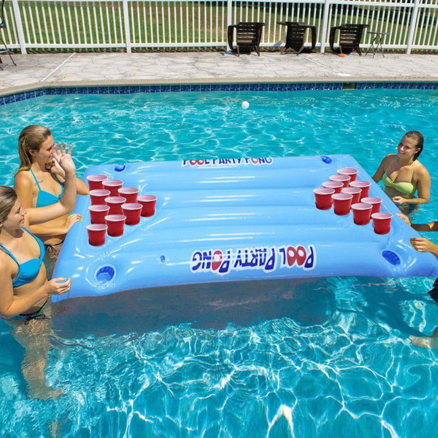Aufblasbare Beer-Pong-Matratze