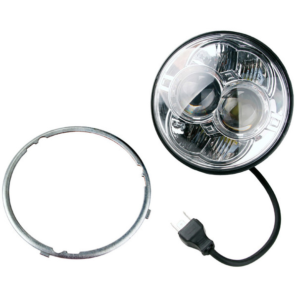 Sifam - Projecteur rond 8 led 30/48W Ø114 x 91,6 mm Noir