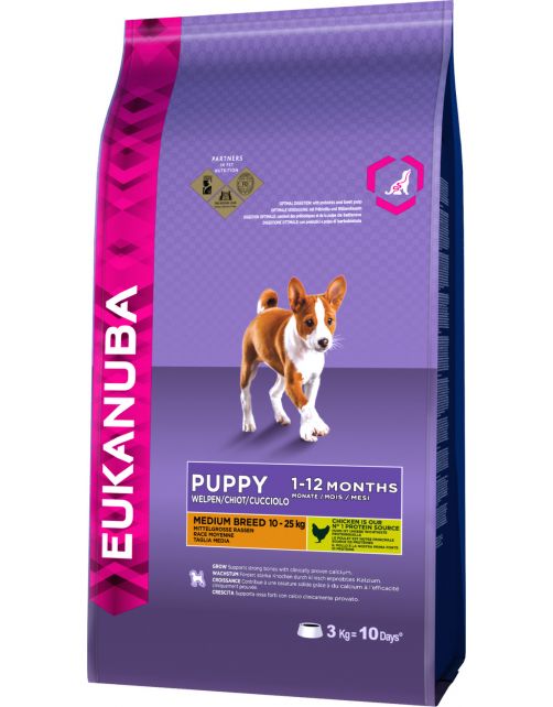 Eukanuba Growing Puppy Medium Breed Kip - Hondenvoer