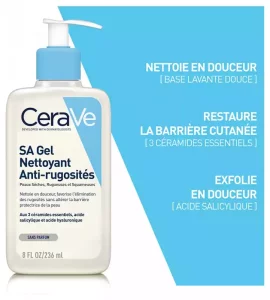 Gel Nettoyant Sa Anti-rugosités pour les peaux sèches et rugueuses - 236ml