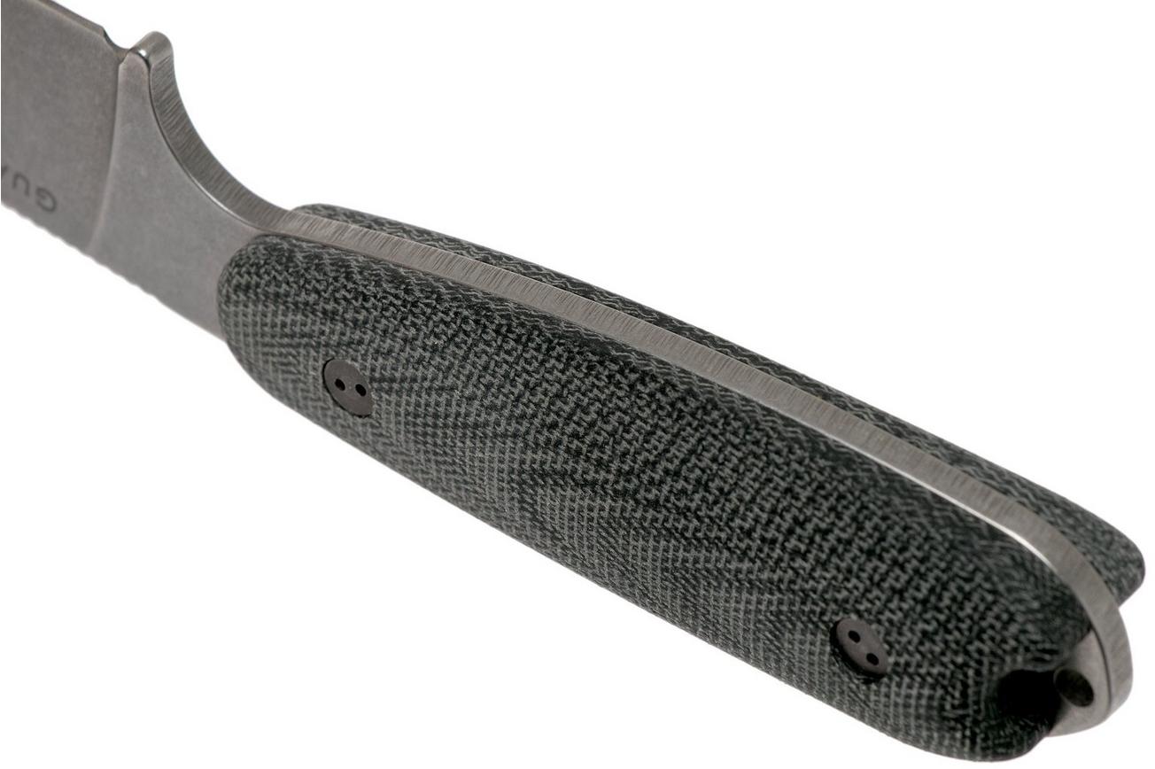 Bradford Guardian 3.5, 3D Black Micarta Guardian 3.5 M390, Full Height Stonewashed 35FH-101
