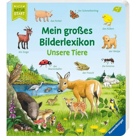 Ravensburger Mein großes Bilderlexikon: Unsere Tiere