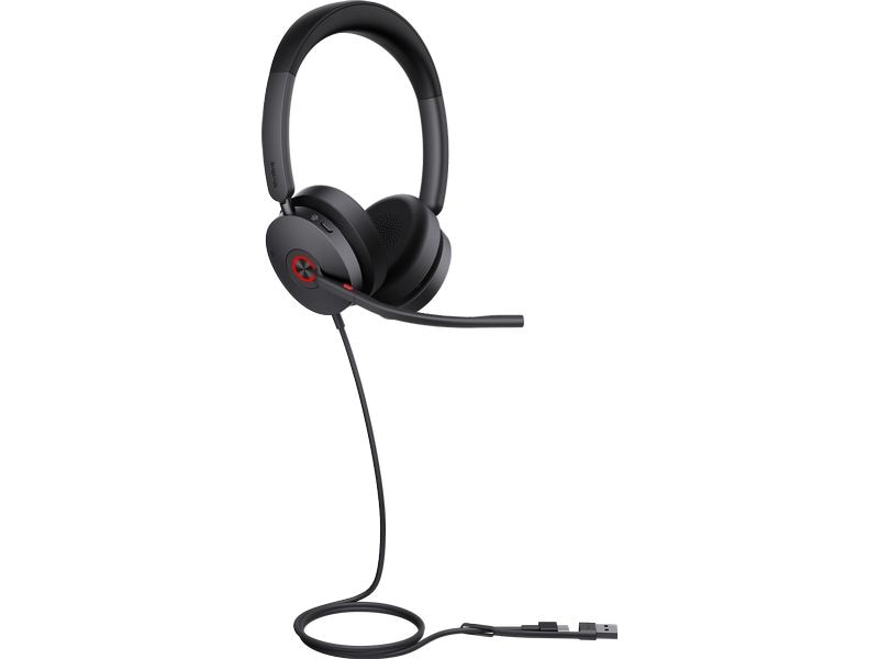 Yealink Headset UH48 Dual Teams USB-C/A Kabelgebunden Yealink UH48 Dual Teams USB-C/A Kopfhörer Kabelgebunden Kopfband Anrufe/Musik USB Type-C / USB Type-A Schwarz