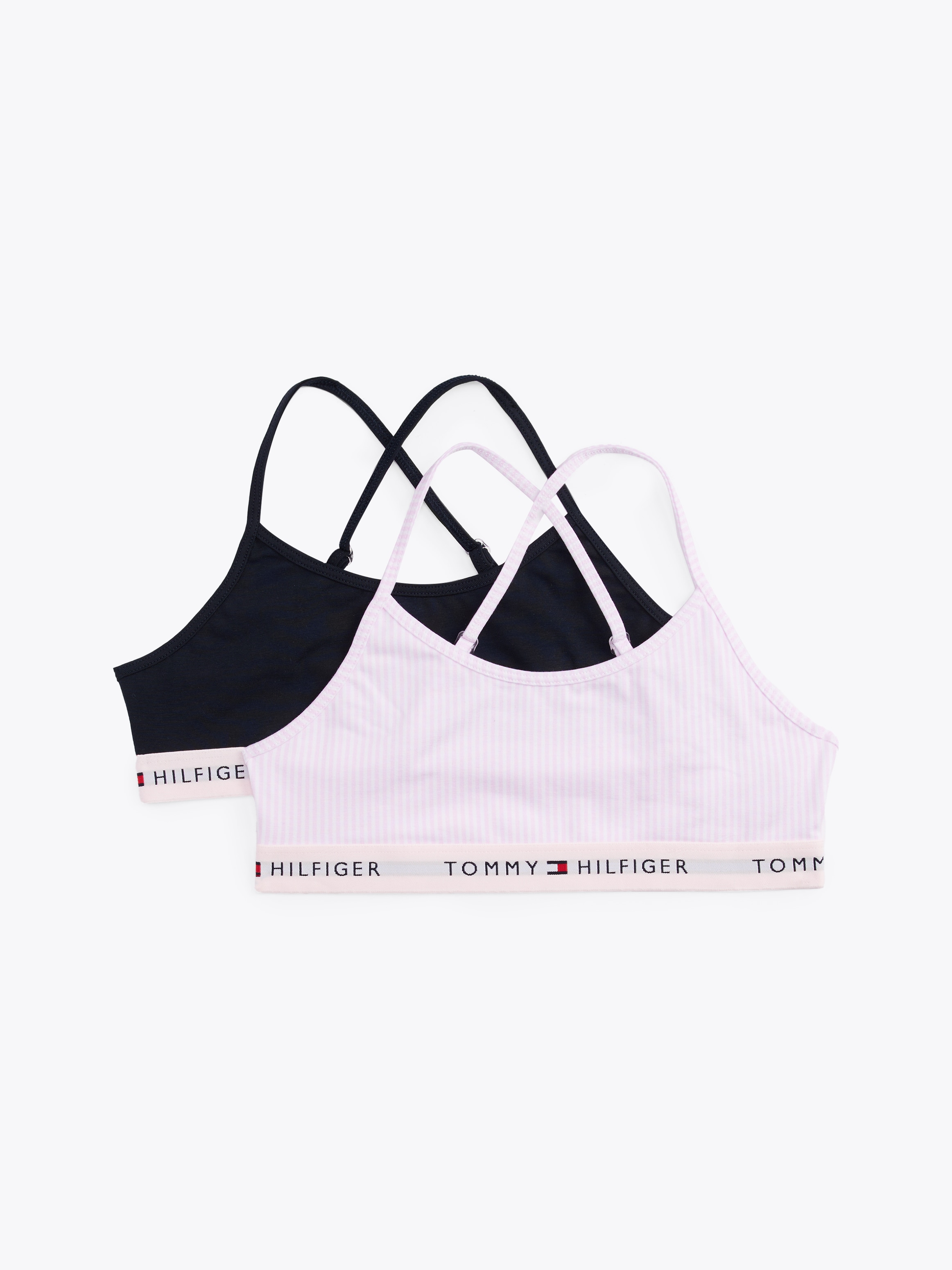 Tommy Hilfiger Underwear Bralette »2PK STRAPPY BRALETTE PRINT«, 2 Stk. mit Logobund
