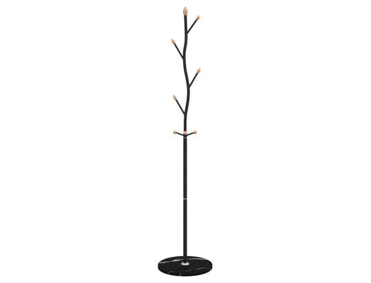 VIDAXL - Porte manteau Porte-manteau noir 177 cm fer enduit de poudre