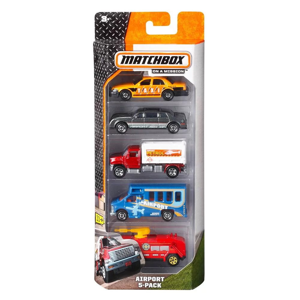 MATCHBOX - PACK 5 VEHICULES