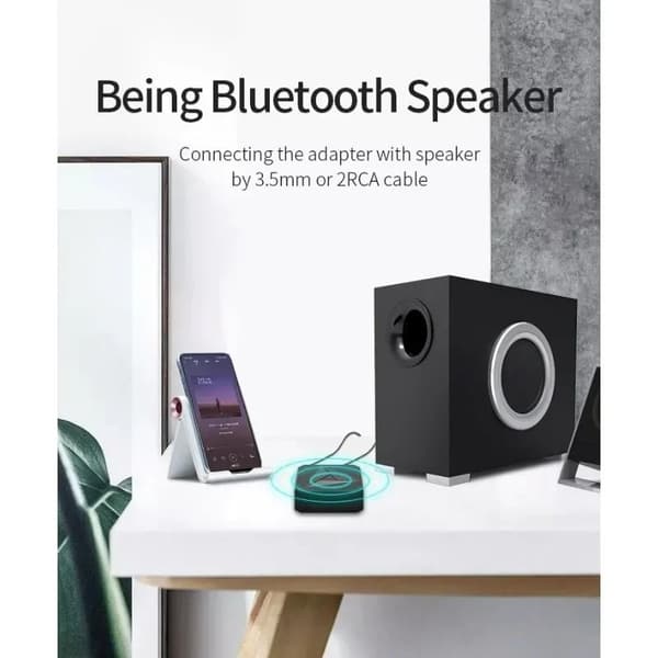 Bluetooth RCA/AUX Adapter – NFC Sensor