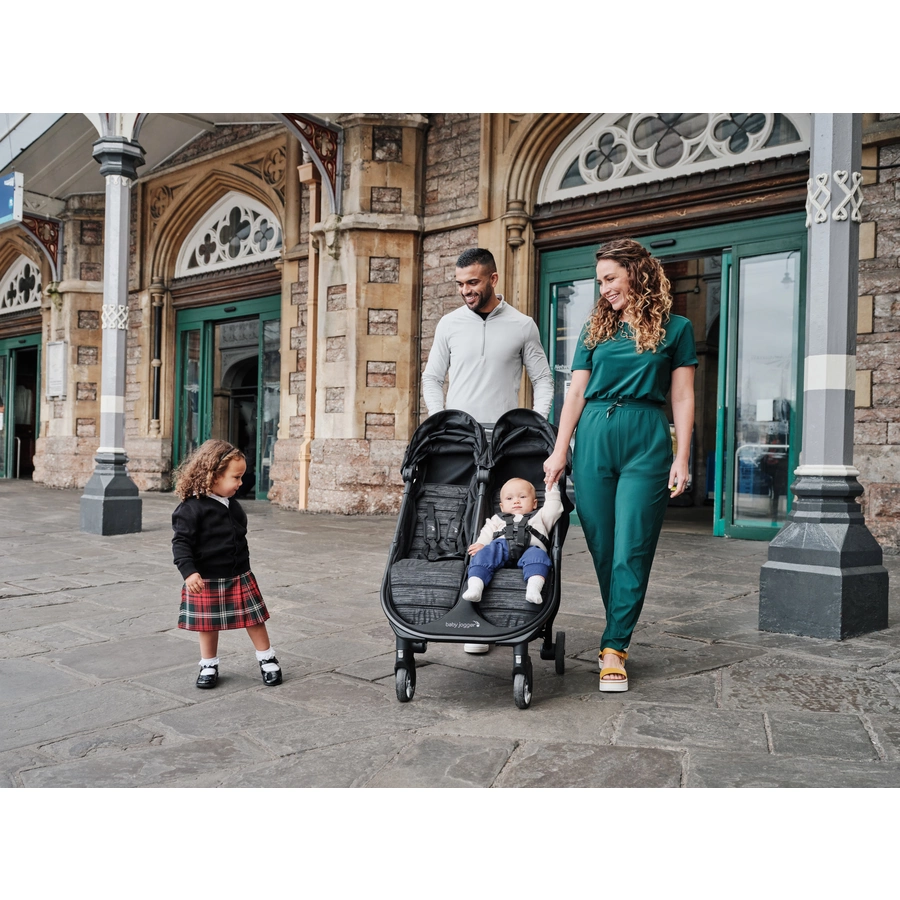 baby jogger Zwillingswagen City Tour 2 Double Pitch Black