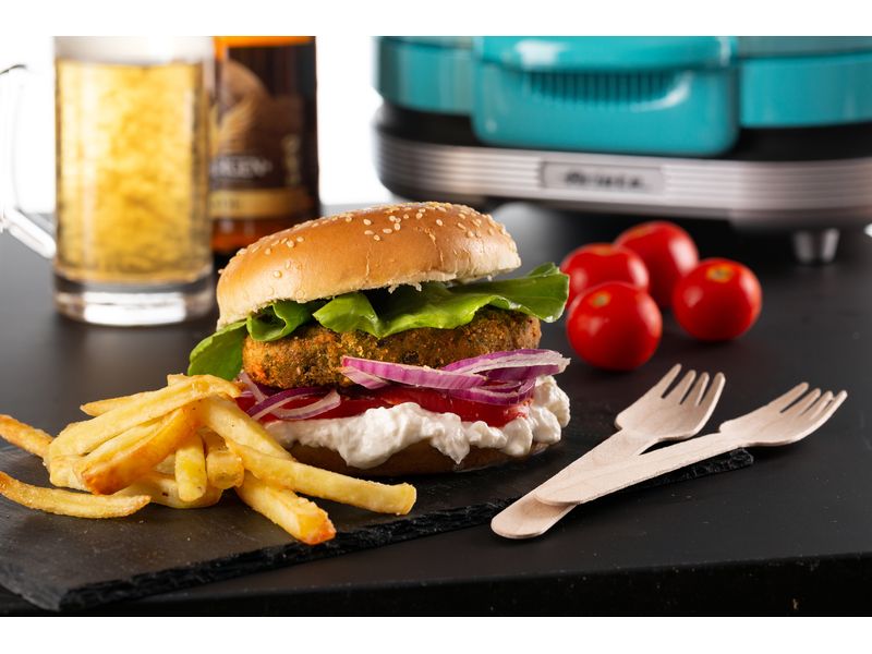 Ariete Hamburger-Grill Party Time ARI-205-BL 1200 W, Blau Hamburger-Maschine