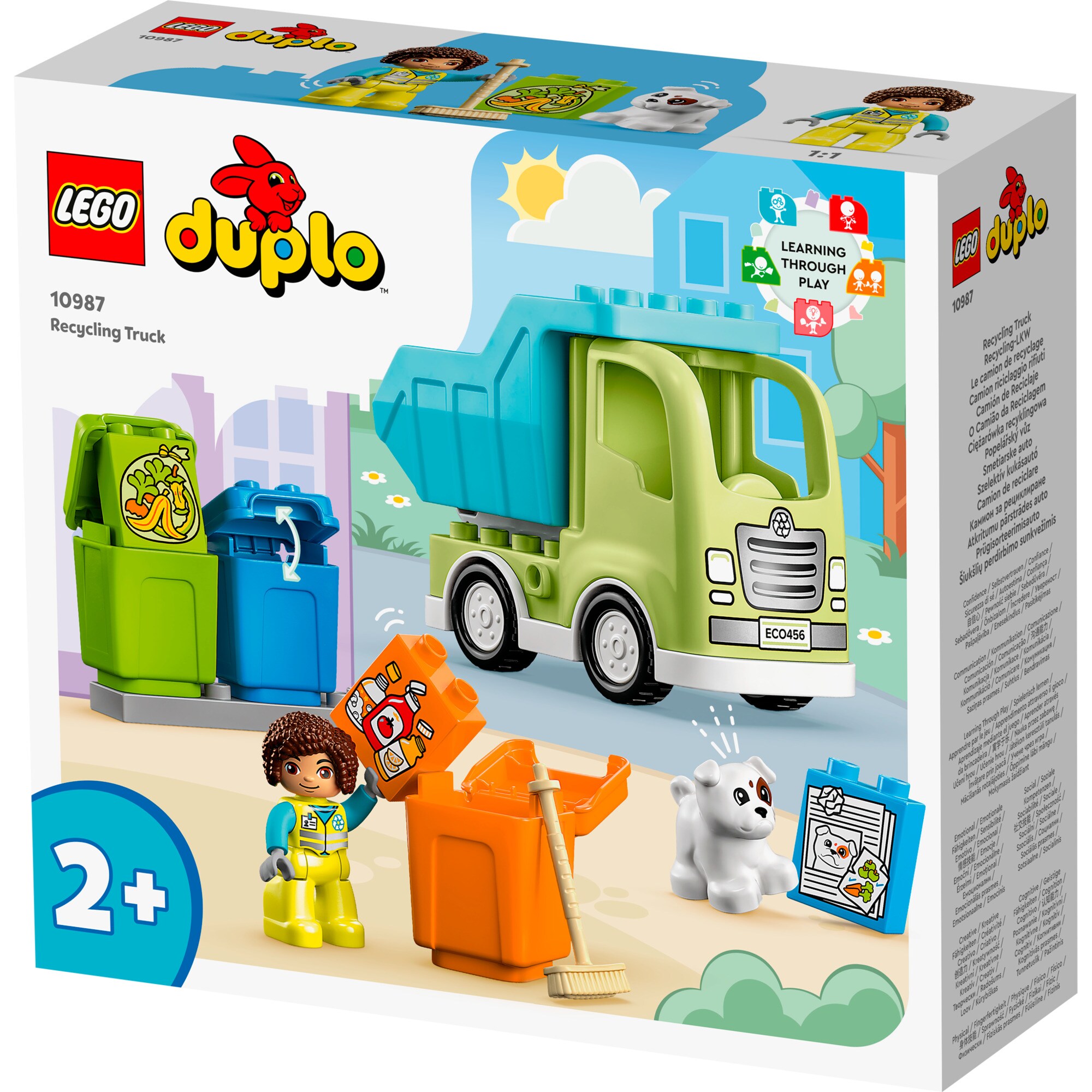 LEGO Konstruktionsspielzeug DUPLO Recycling-LKW